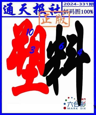 2024331期解码图