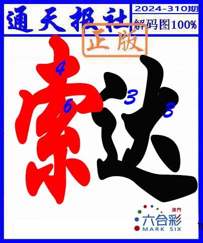 2024310期解码图