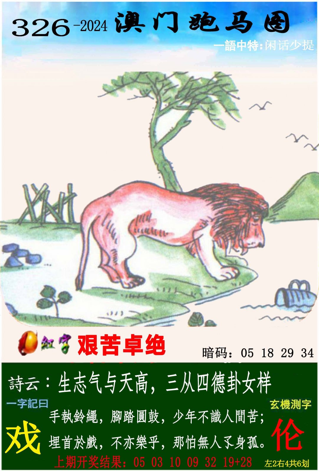 2024326期跑马图