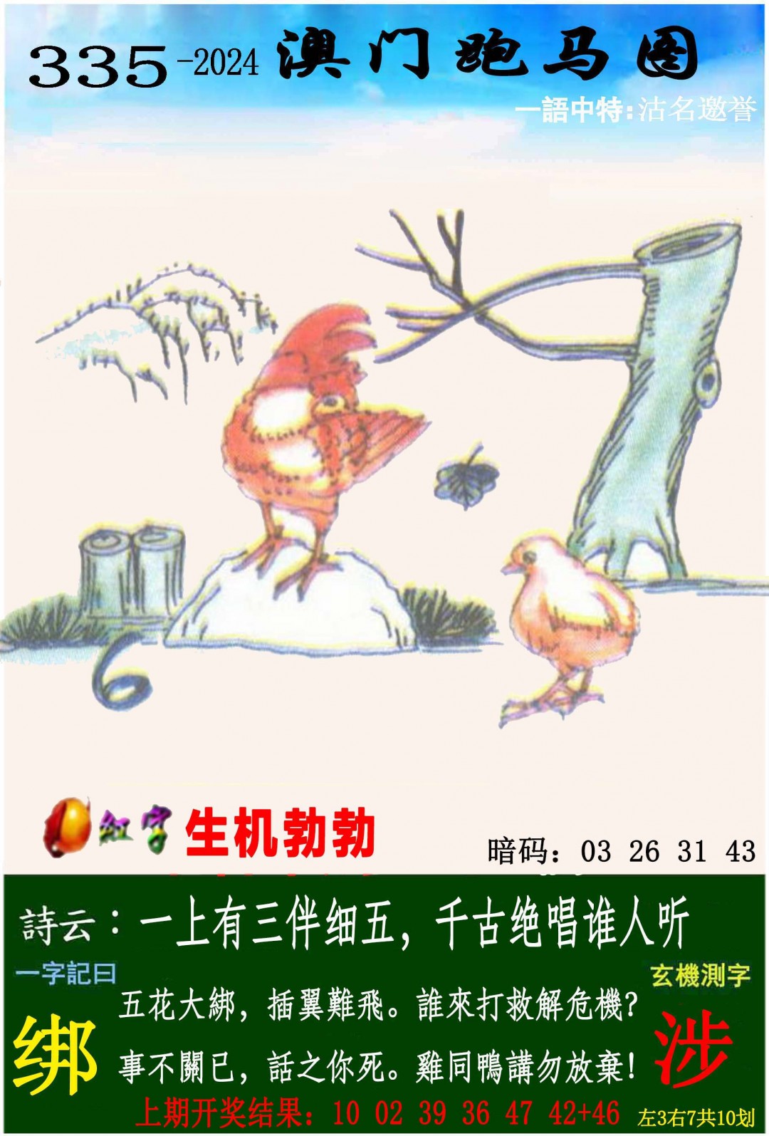 2024335期跑马图