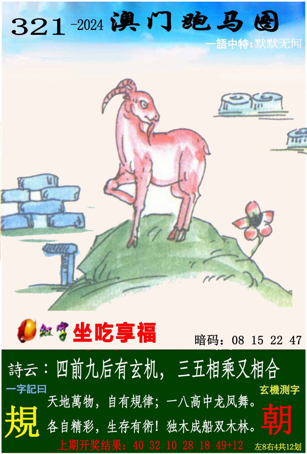 2024321期跑马图