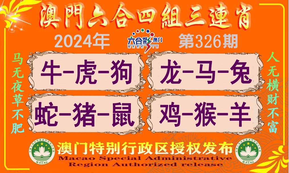 2024326期六合四组三连肖