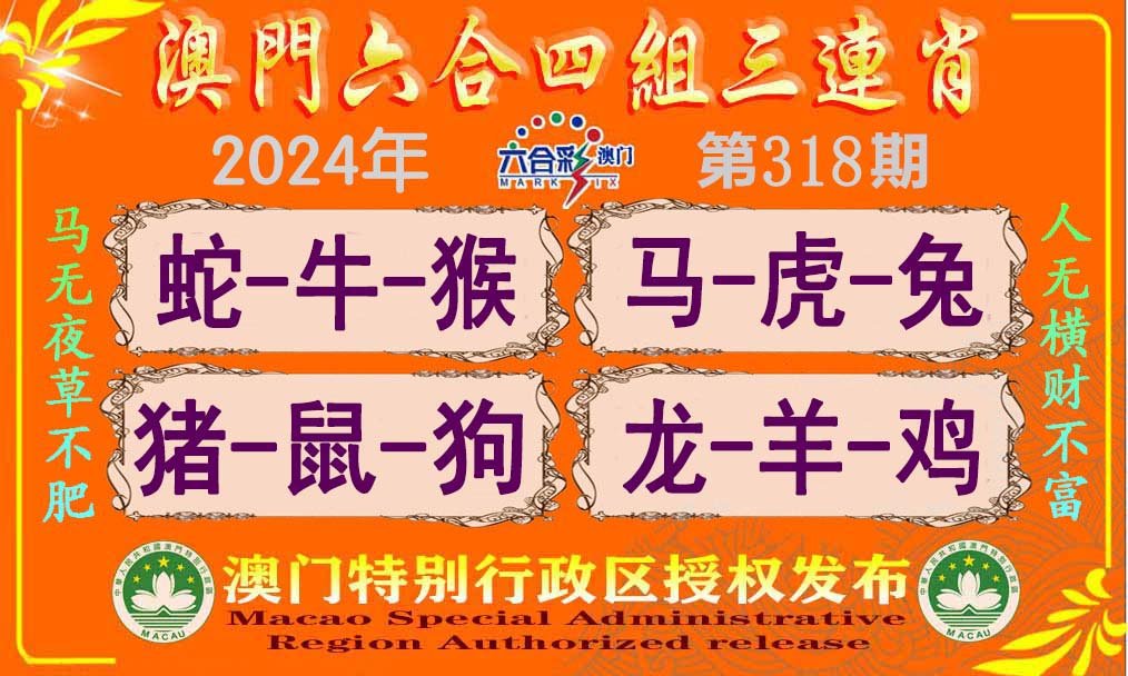2024318期六合四组三连肖