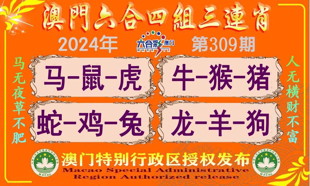 2024309期六合四组三连肖