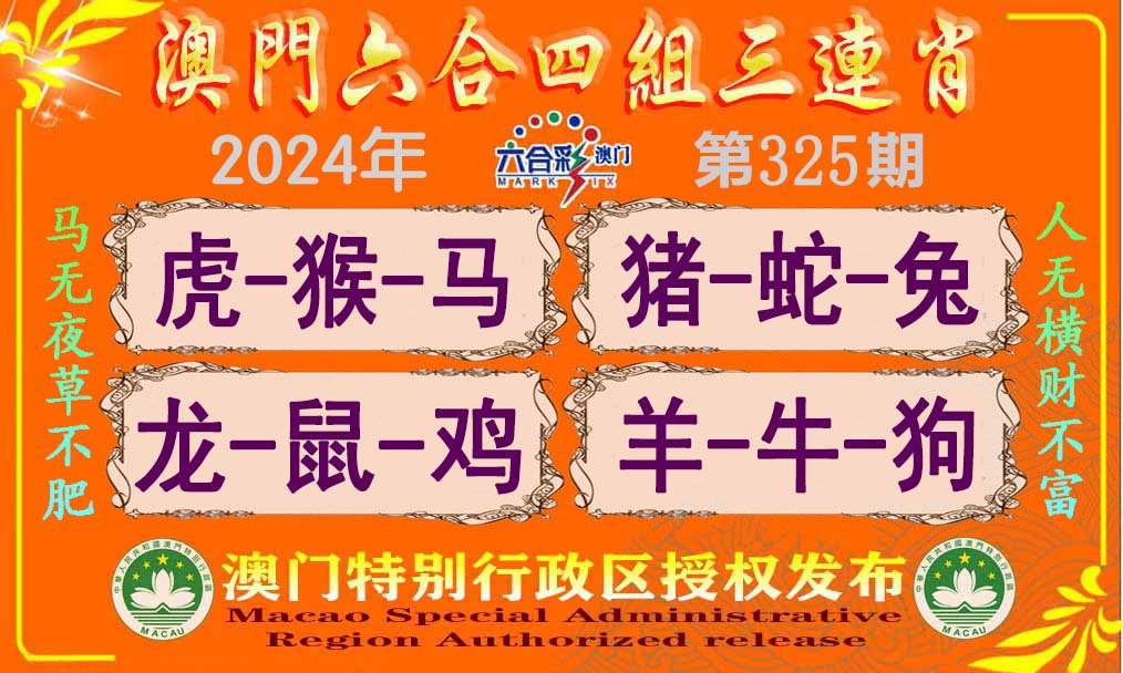 2024325期六合四组三连肖