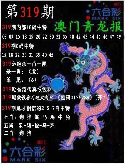 2024319期青龙报