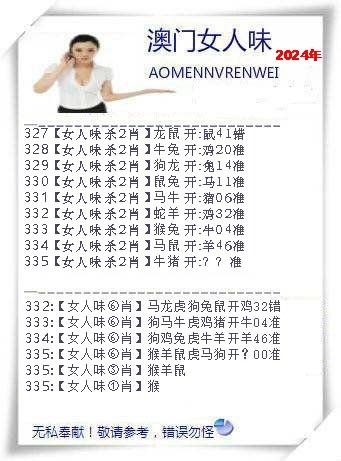 2024335期女人味