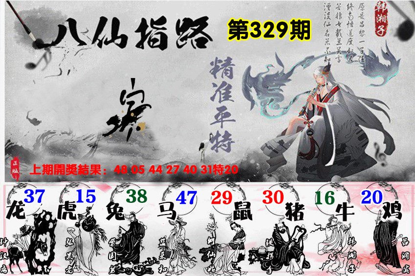 2024329期八仙指路