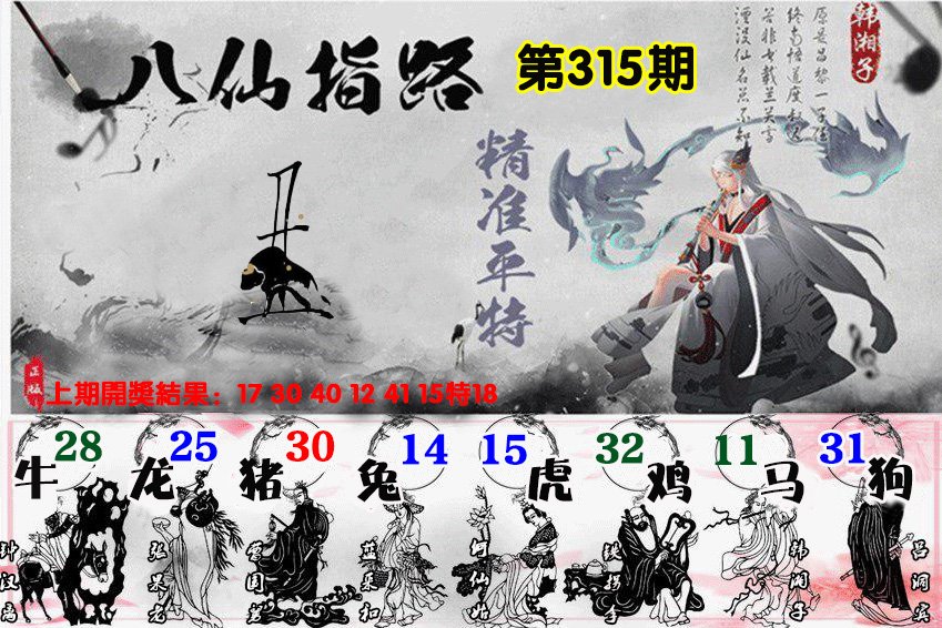 2024315期八仙指路