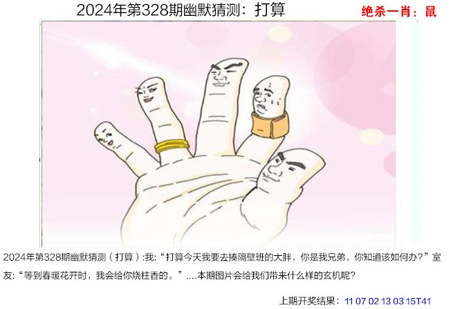 2024328期幽默猜测
