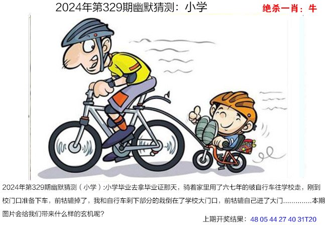 2024329期幽默猜测