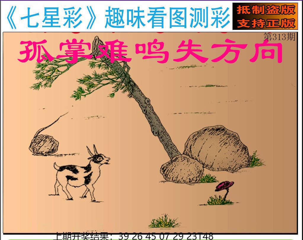 2024313期澳版七星彩图