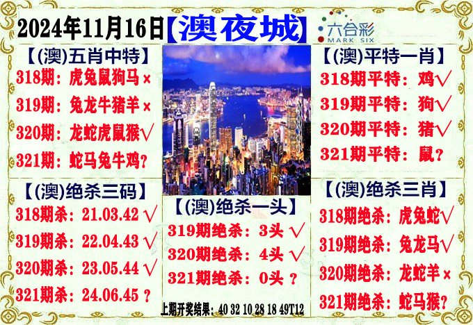 2024321期澳门夜城