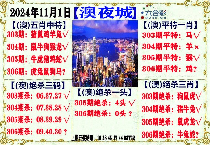 2024306期澳门夜城