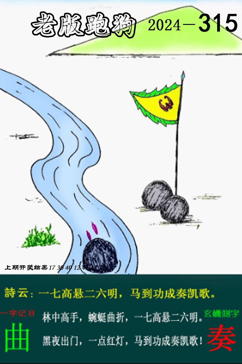 2024315期老版跑狗图