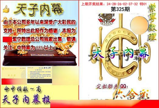 2024325期天子内幕报B
