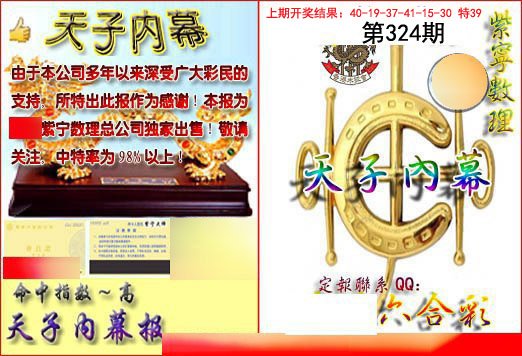 2024324期天子内幕报B