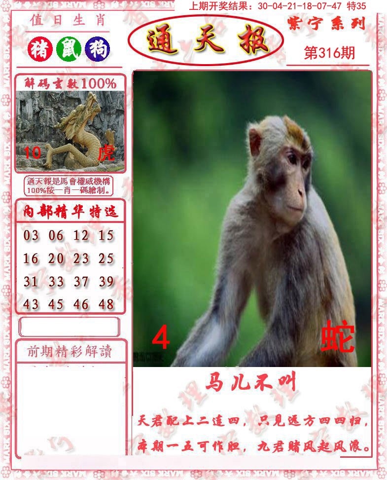 2024316期救通报