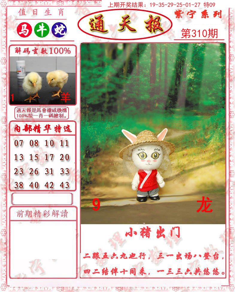 2024310期救通报