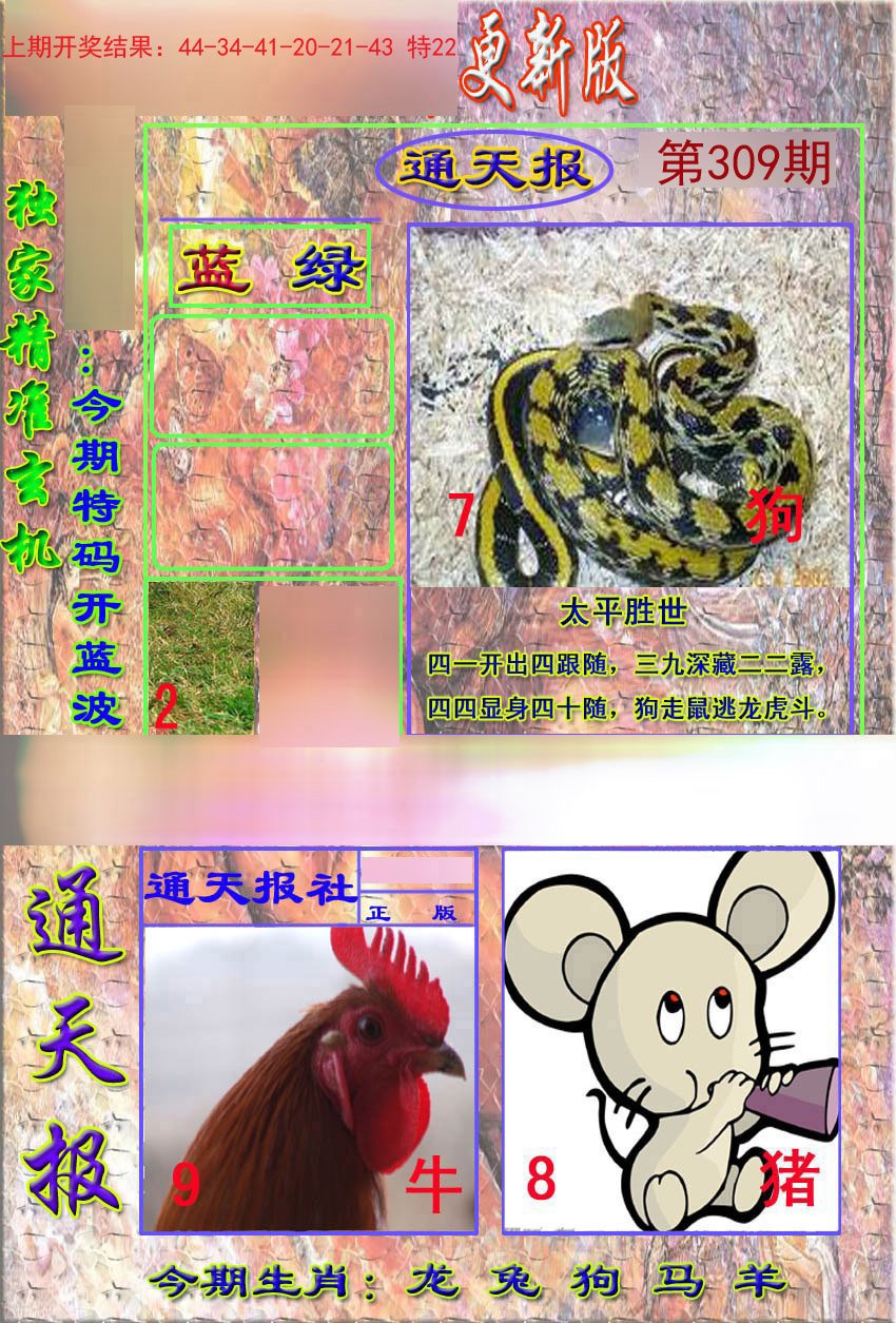 2024309期新通报