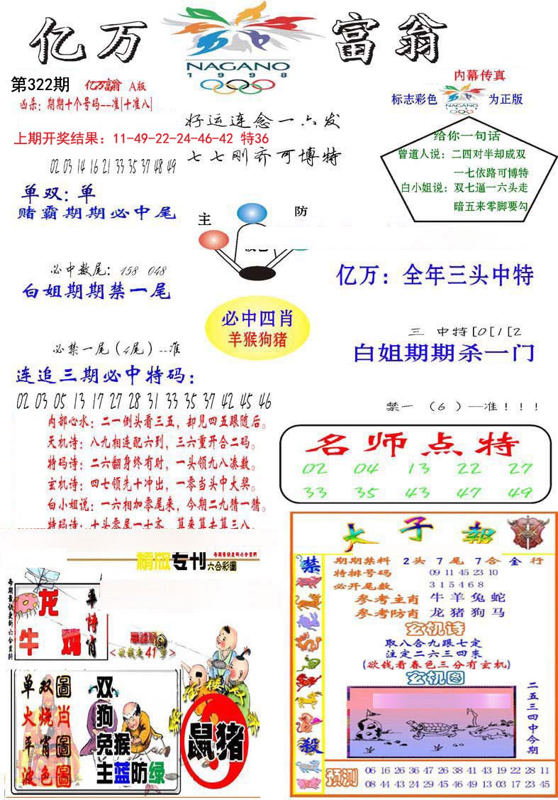 2024322期亿万富翁A