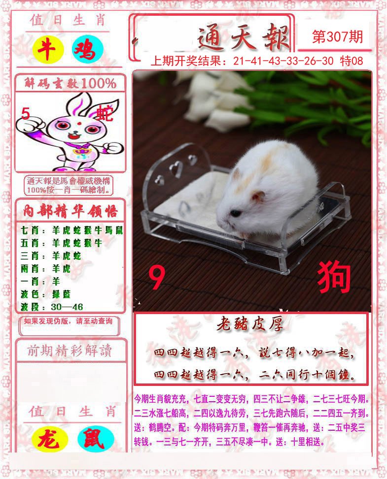 2024307期马经通天报