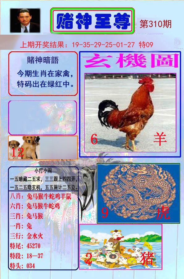 2024310期赌神至尊