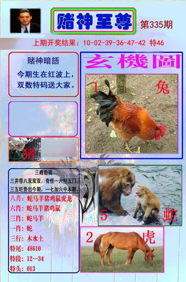 2024335期赌神至尊