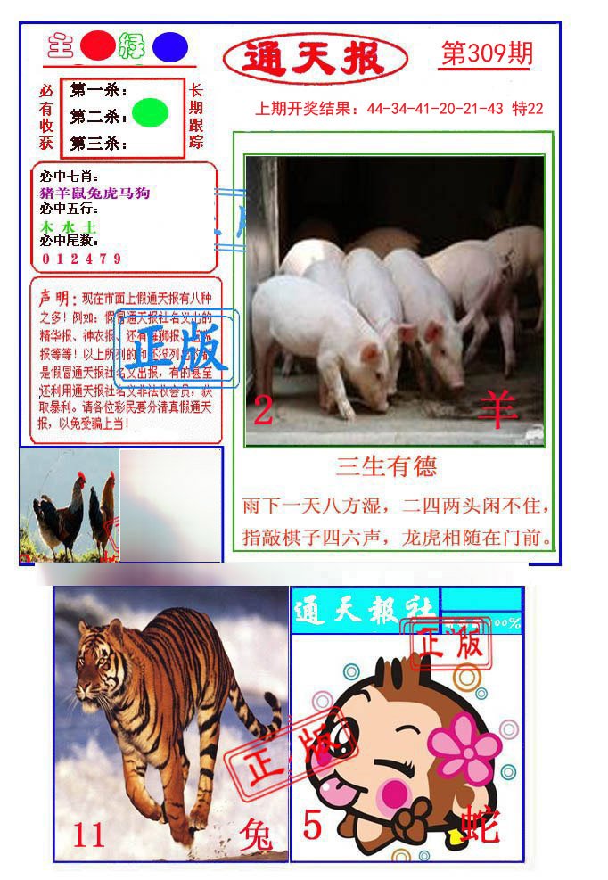 2024309期通天杀波图1