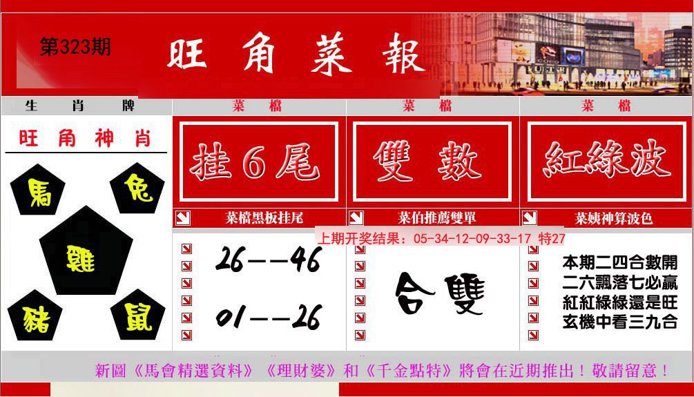 2024323期旺角菜报