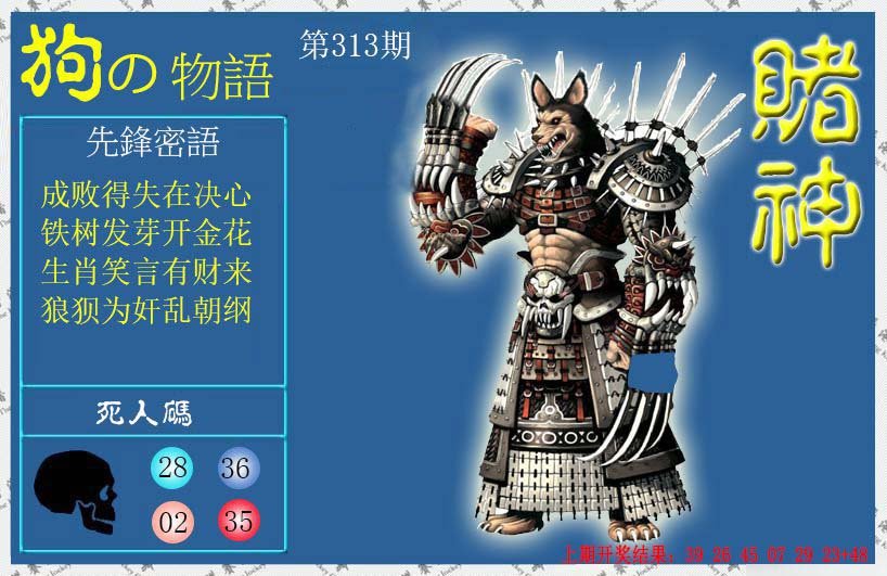 2024313期赌神狗报