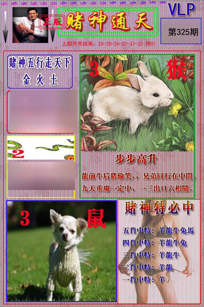 2024325期赌神通天报