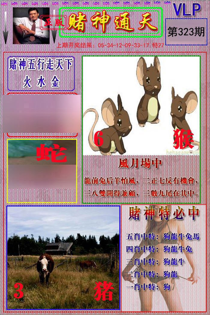 2024323期赌神通天报