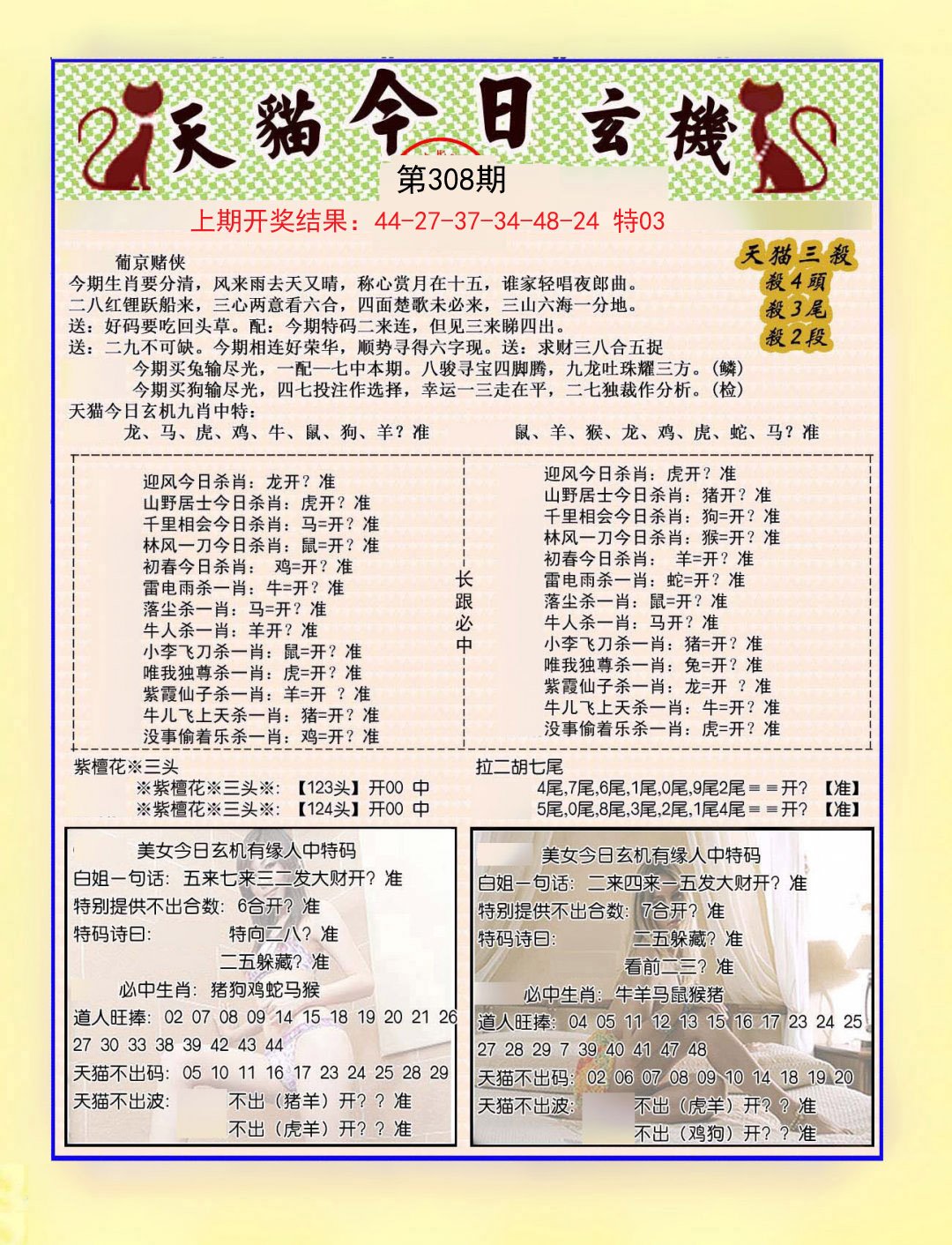 2024308期今日玄机图B
