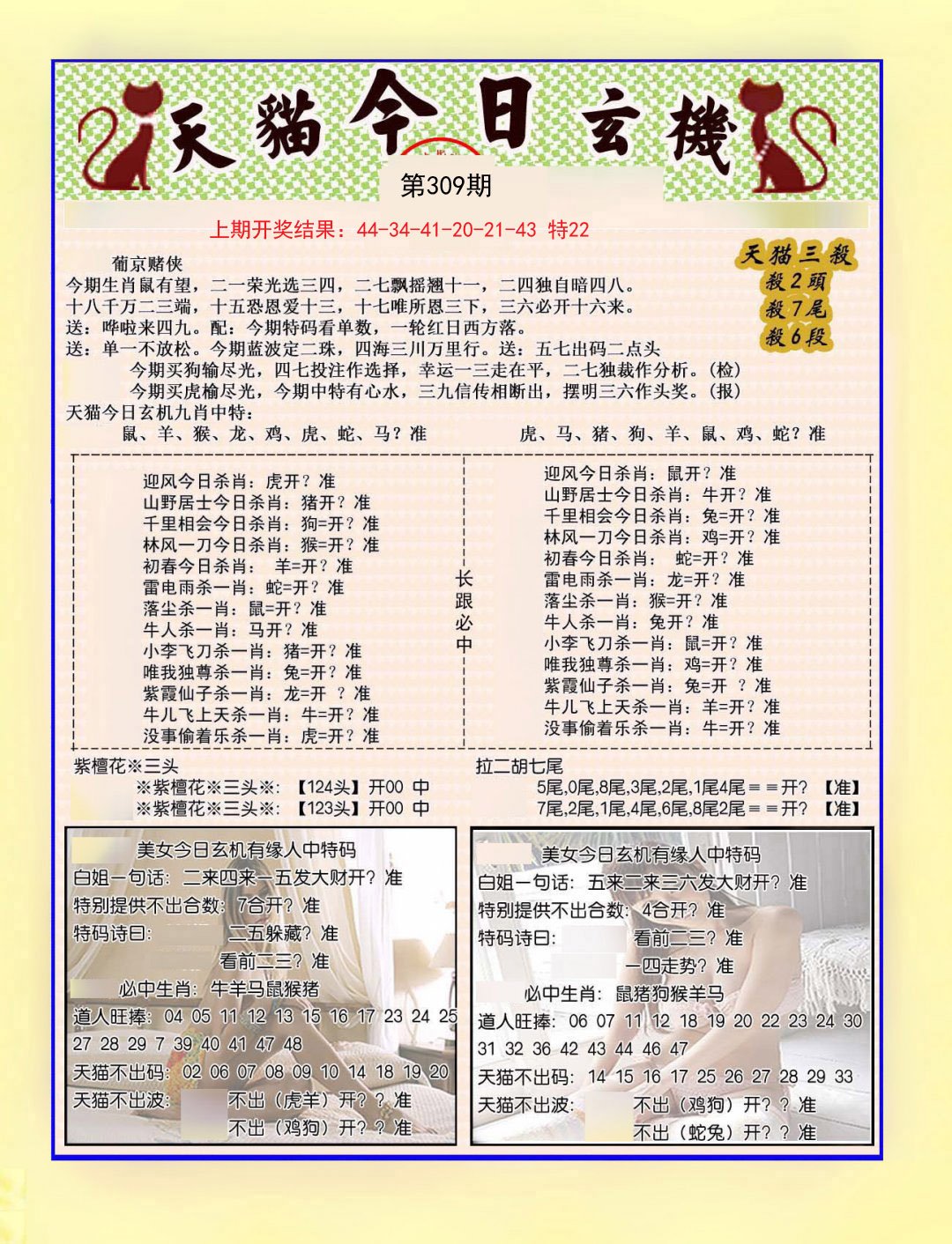 2024309期今日玄机图B