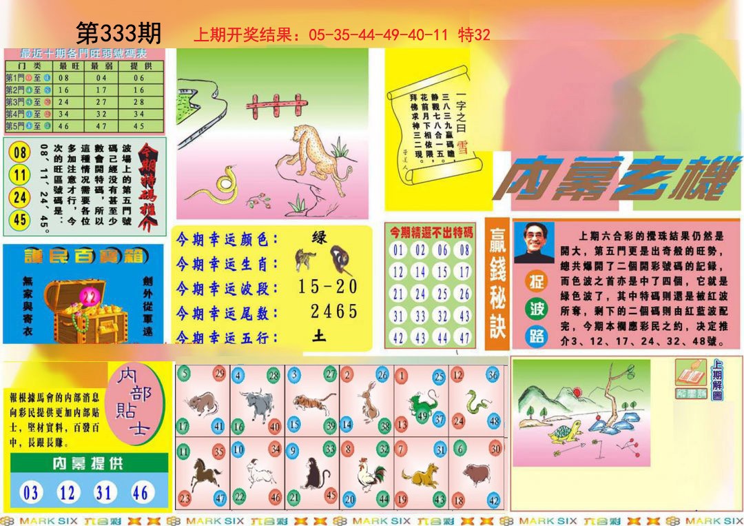 2024333期九龍内幕A(推荐)