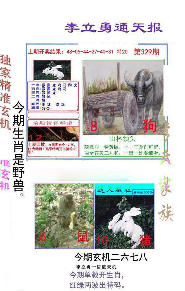 2024329期李立勇通天报