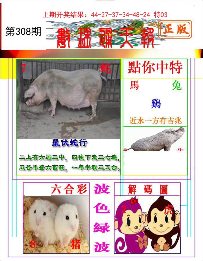 2024308期数理通天
