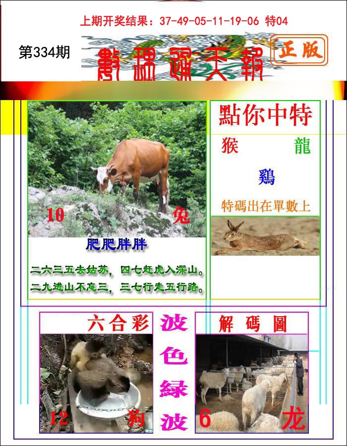 2024334期数理通天