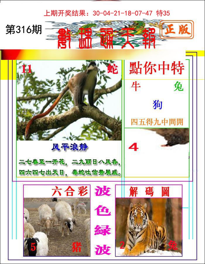 2024316期数理通天