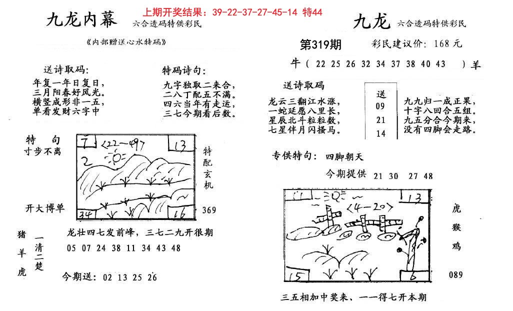 2024319期九龙内幕