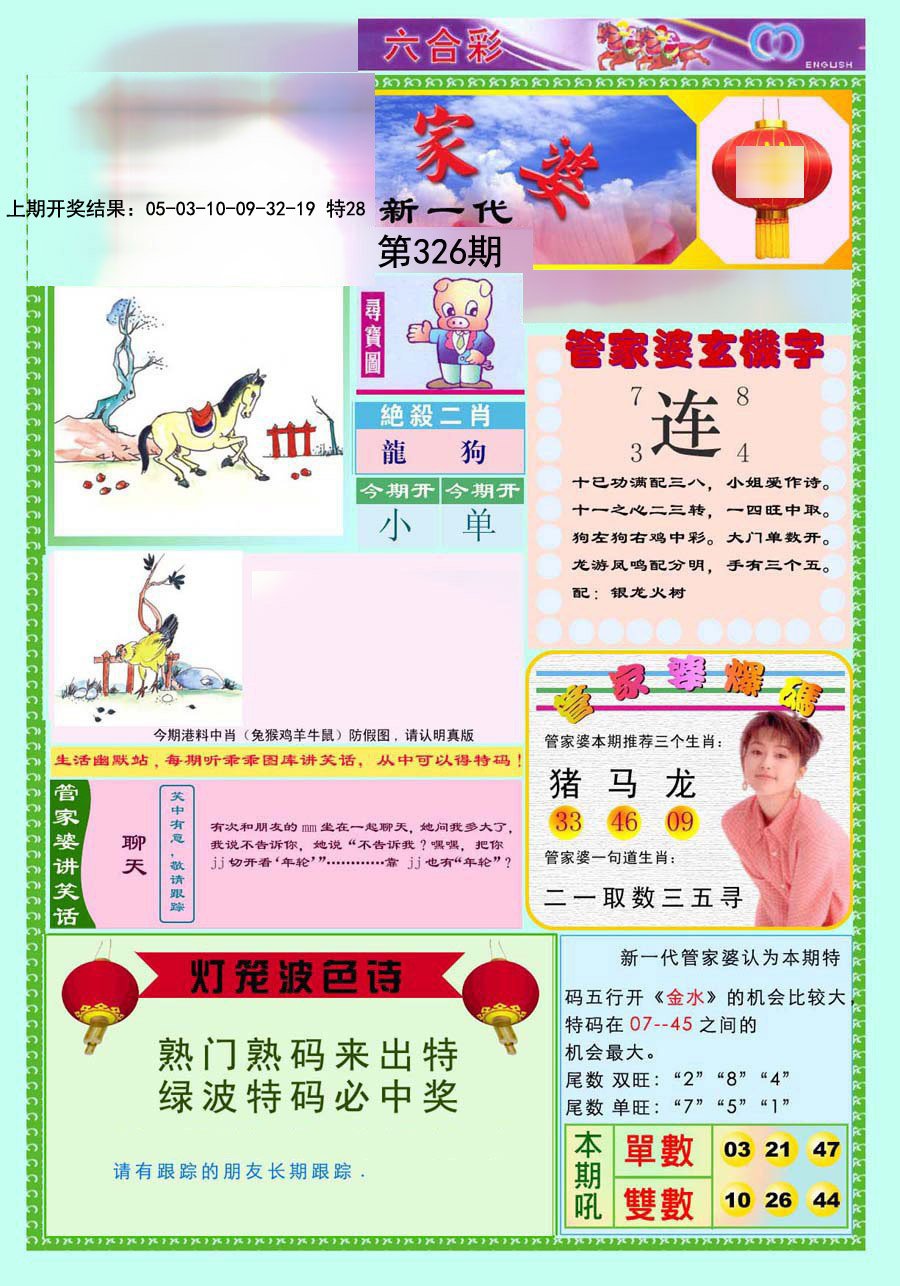 2024326期新一代管家婆