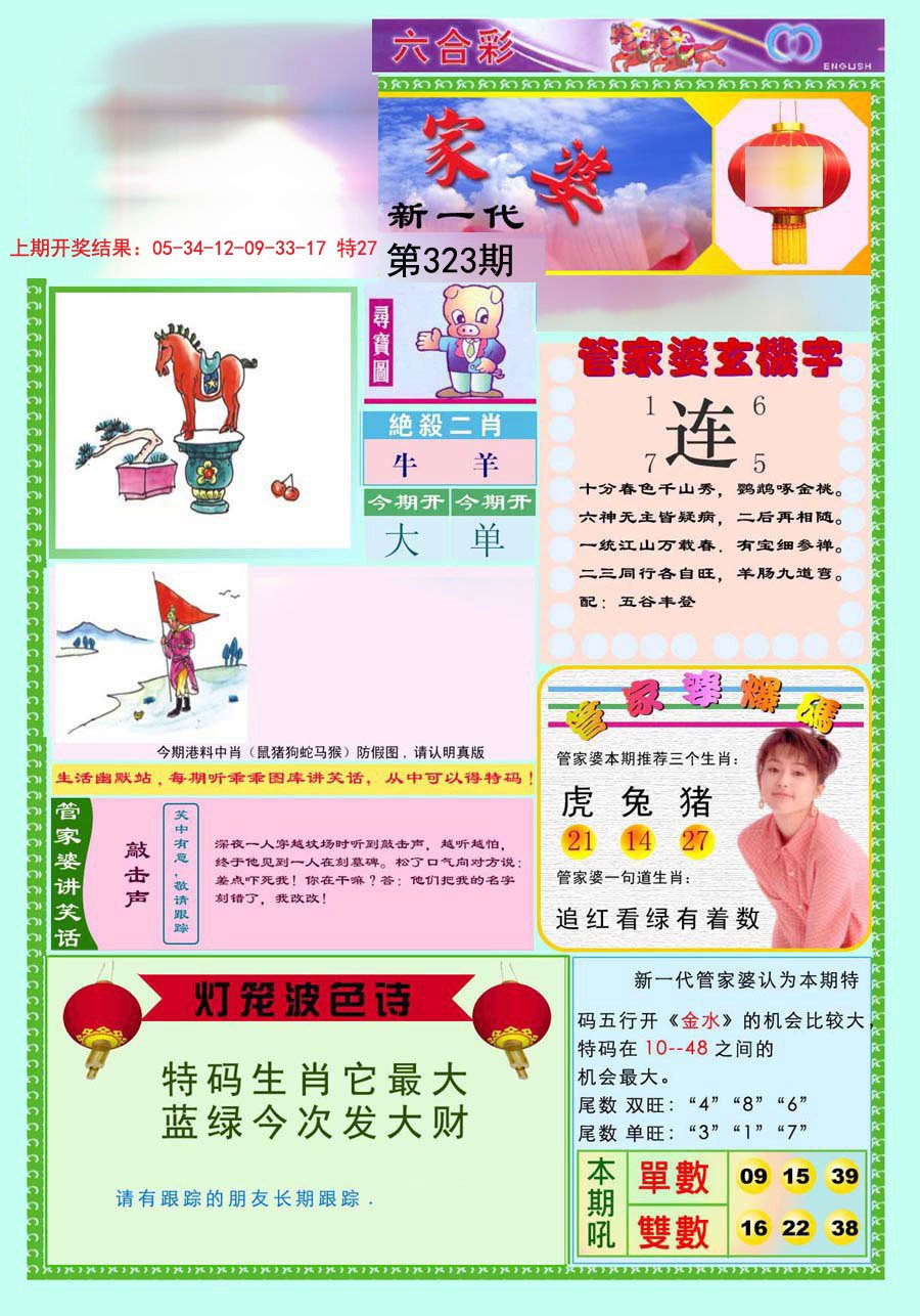 2024323期新一代管家婆