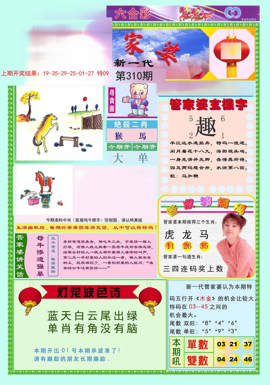 2024310期新一代管家婆