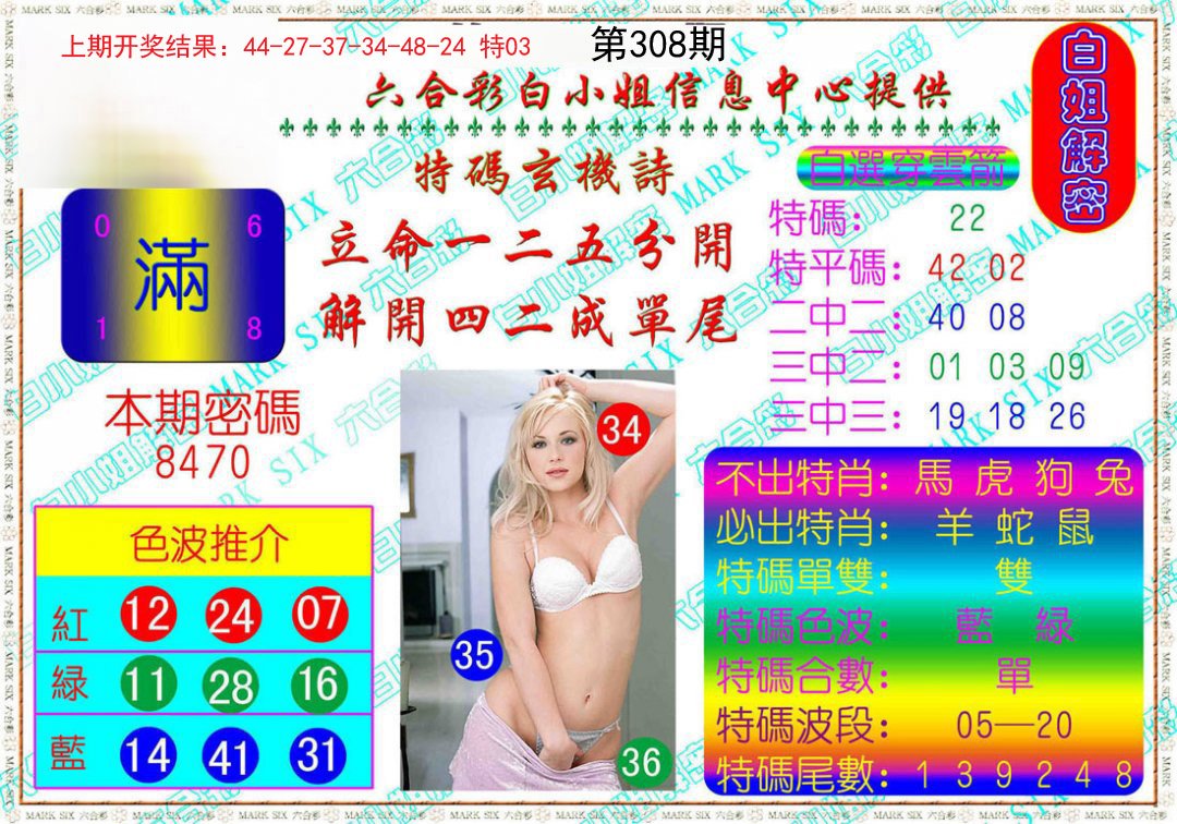 2024308期白姐解密