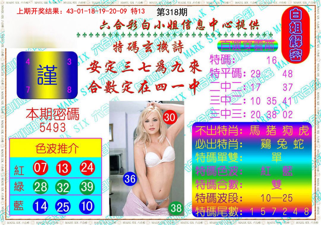 2024318期白姐解密