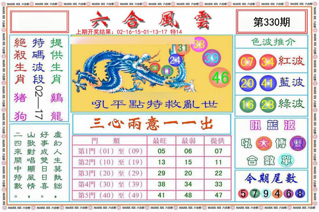 2024330期六合风云
