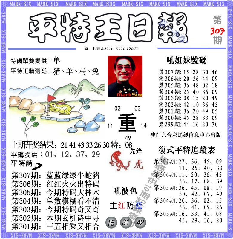 2024307期平特王日报