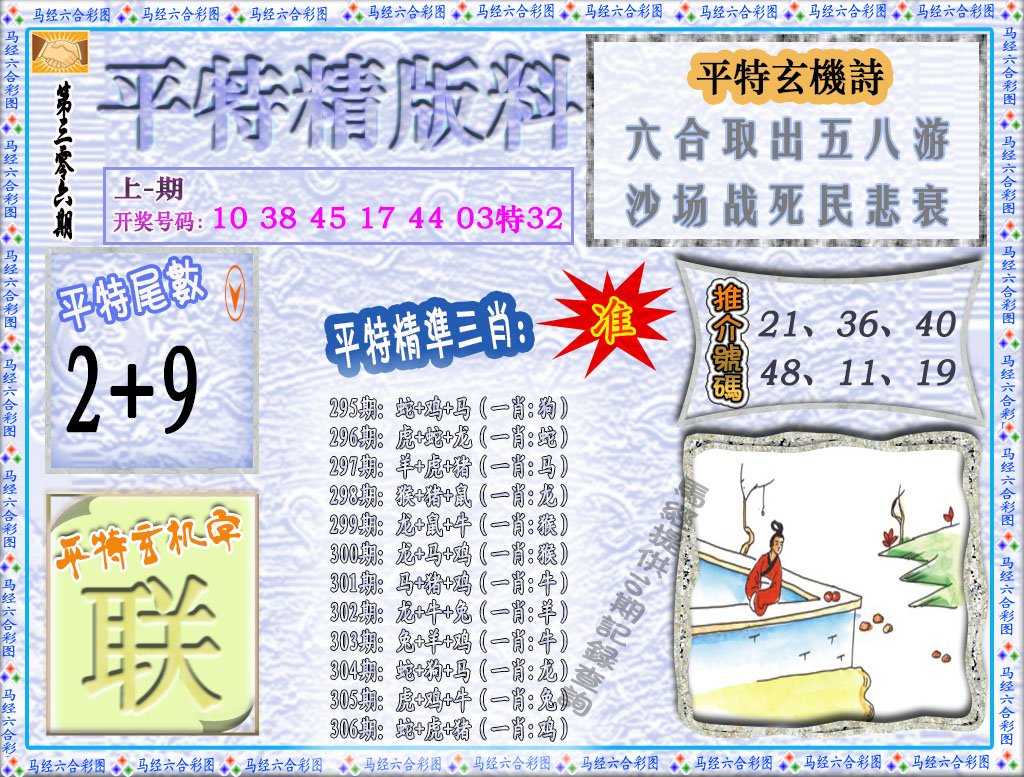 2024306期平特精版料