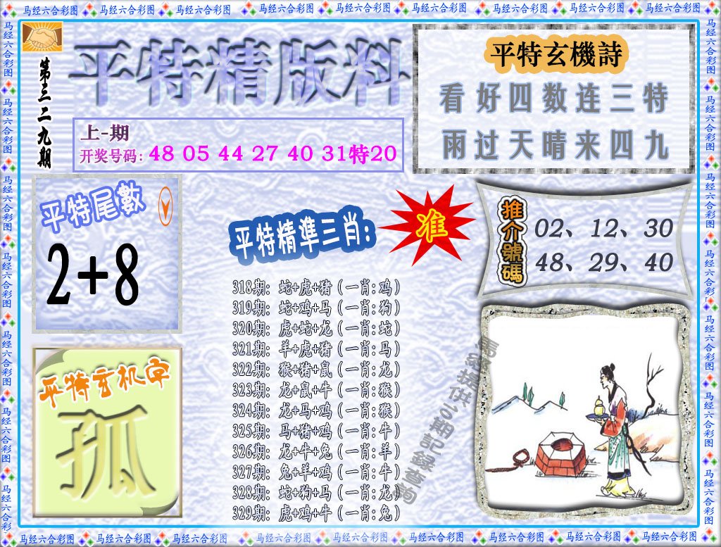 2024329期平特精版料